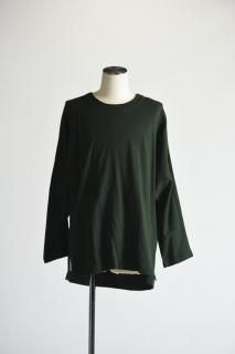 YANTOR 6ply Khadi Cotton Long Pullover Khaki Green 24
