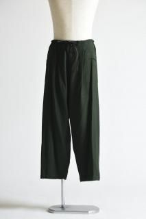 YANTOR 6ply Khadi Cotton Switching Wide Pants Khaki Green 24