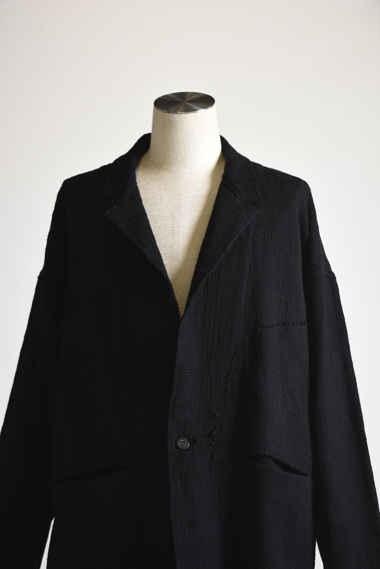 ジャケット・アウター YANTOR 0 Count Khadi Cotton Jacket Black YANTOR 0 Count Khadi Cotton Jacket Black - BISHOOL,Edwina Horl,My