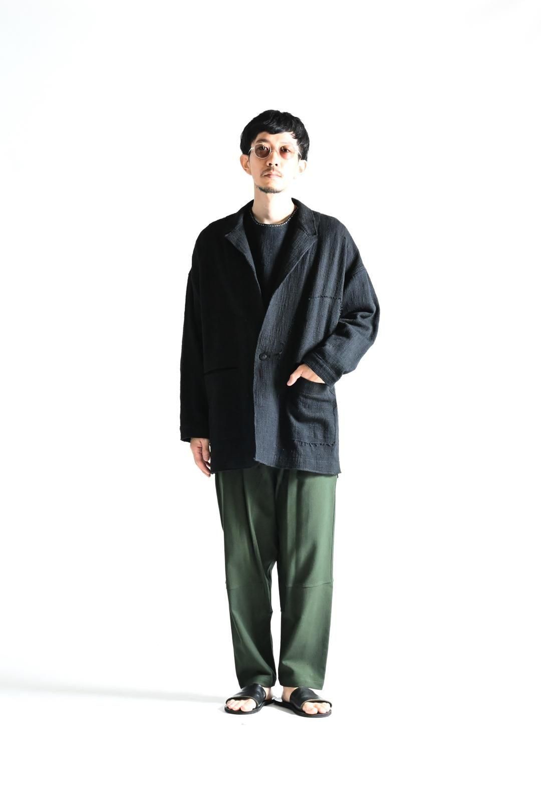 YANTOR 0 Count Khadi Cotton Jacket Black - BISHOOL,Edwina Horl,My