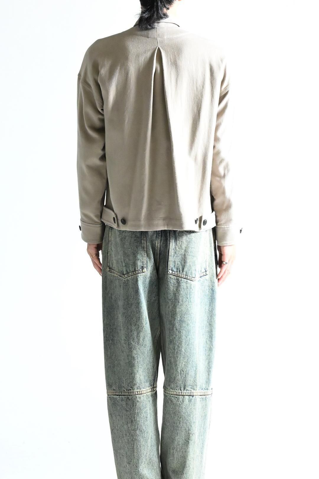 YANTOR 6ply Khadi Cotton Flyfront Shirt Jacket Beige 22 - BISHOOL