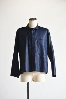 YANTOR Glazed Linen Short Shirt Jacket