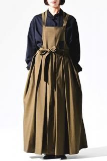 BISHOOL Wool Gabardine Wrap KIMONO Cloth mustard
