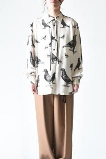 ETHOSENS Turtledove Shirt Ecru  Black