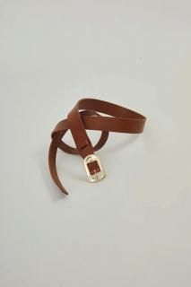 I'm here: Pull tab : Belt Brown