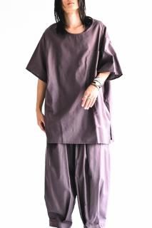 BISHOOL Cotton Wool Tag Big Pocket-T pink brown