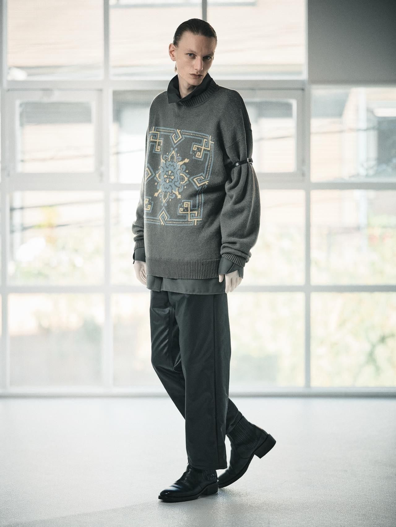【別注】edwina holニットの帽子 OVIE STUDIO ライトグレー 別注】edwina holニットの帽子 OVIE STUDIO ライトグレー 尾州