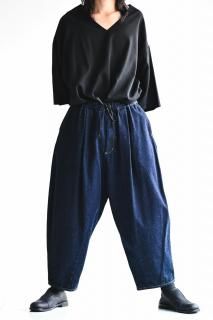 BISHOOL 12oz Bio Wash Denim Cocoon pants 