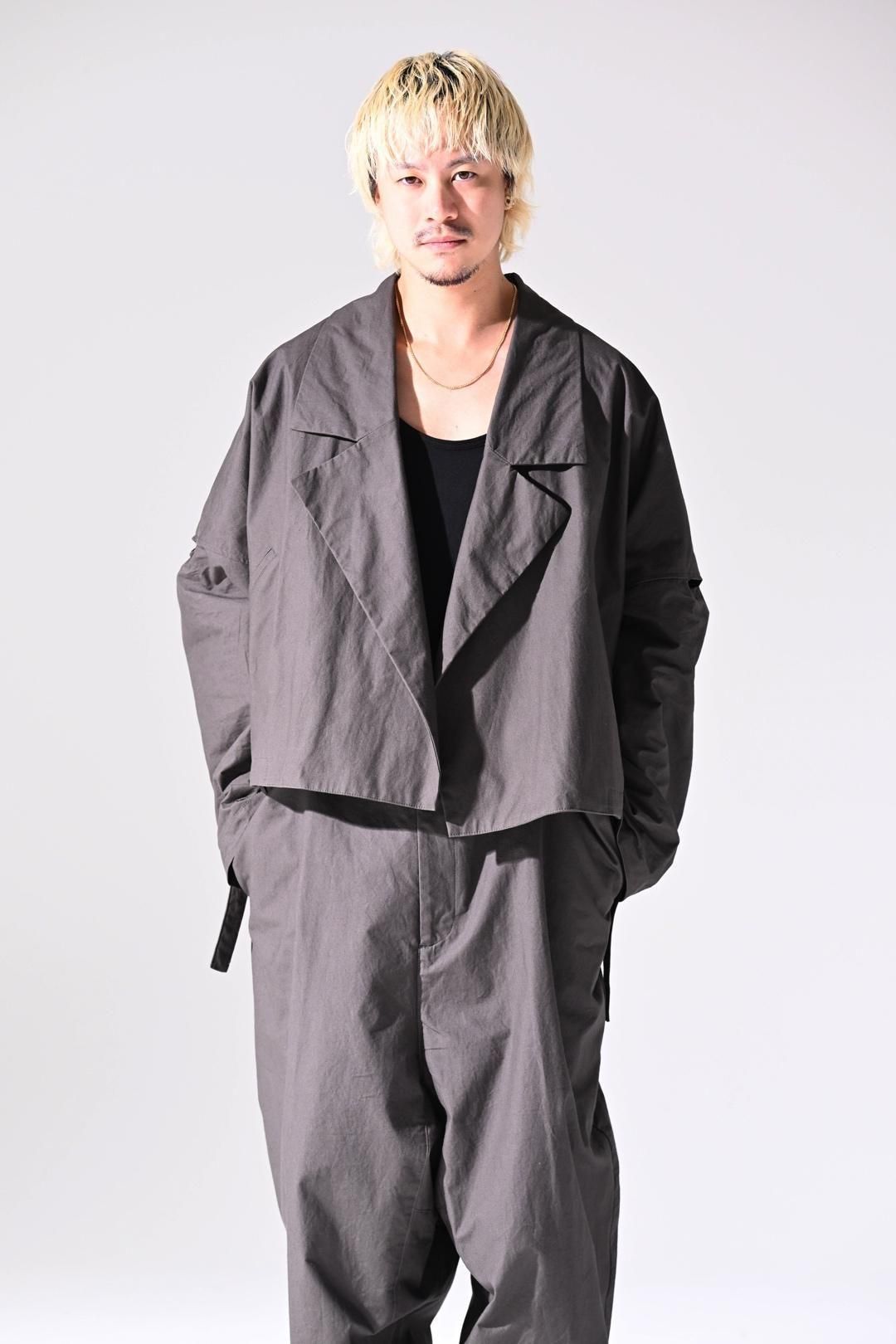 ウーステッド パデッド ブルゾン　beauty＆youth OVY KAJA My Beautiful Landlet Bafu Cotton 袖紐ワイドブルゾン OVIE