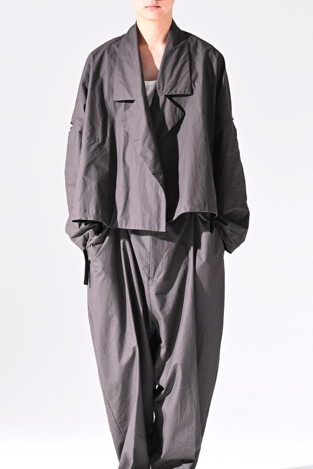 ウーステッド パデッド ブルゾン　beauty＆youth OVY KAJA My Beautiful Landlet Bafu Cotton 袖紐ワイドブルゾン OVIE