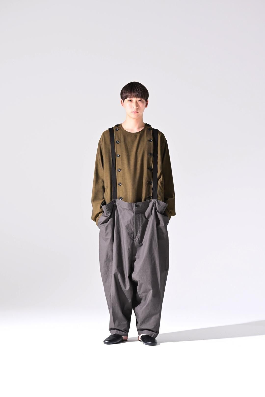【16SS my beautiful landletサスペンダービッグパンツ】 my beautiful landlet（マイビューティフルランドレット）の「My
