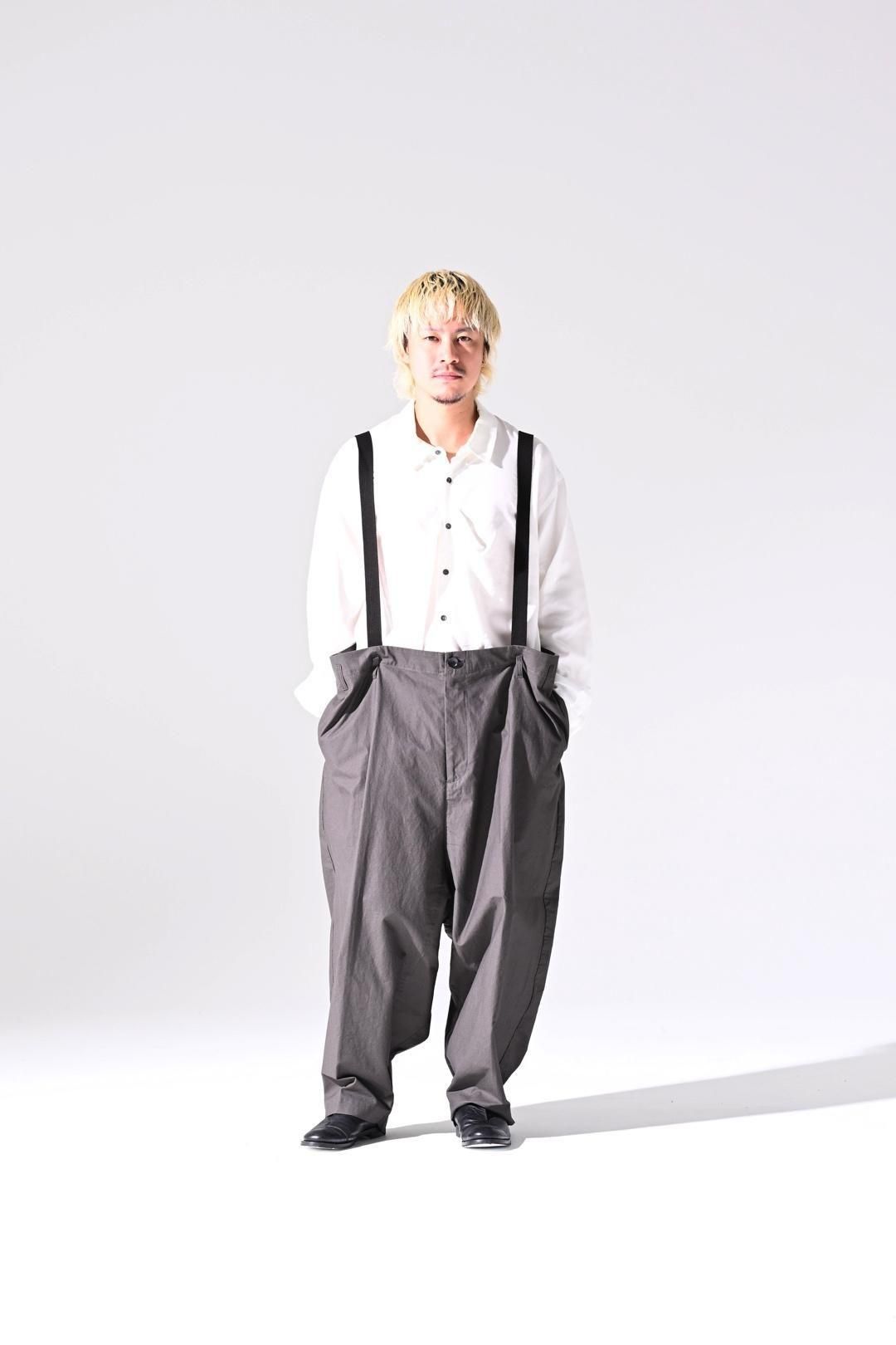 【16SS my beautiful landletサスペンダービッグパンツ】 16SS my beautiful landlet サスペンダービッグパンツ】 16SS my