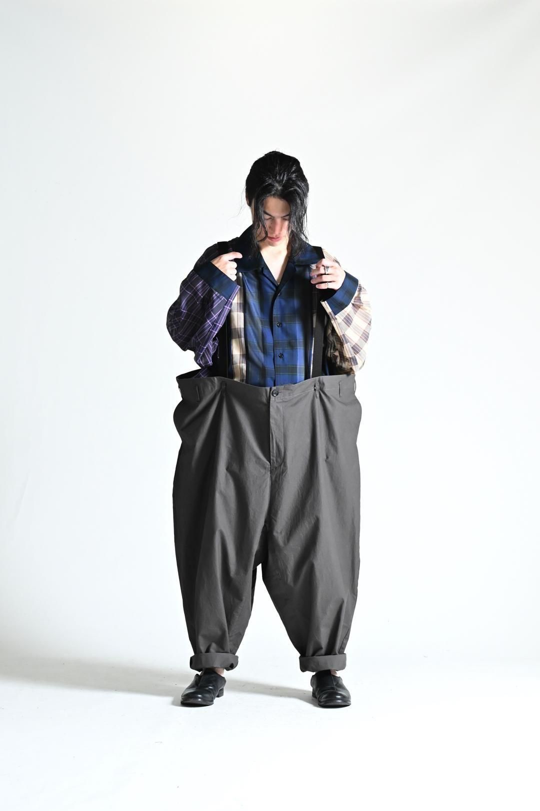 My Beautiful Landlet Bafu Cotton サスペンダービッグパンツ