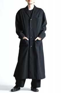 [kujaku 2026SS] C-530 Double Cuff Long Chester Coat