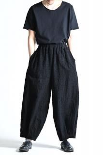 [kujaku 2026SS] P-499 Tucked Hem Wide Easy Pants