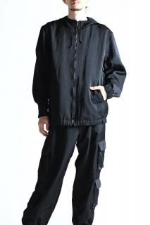 [kujaku 2026SS] J-988 Water Repellent Nylon Zip Up Parka