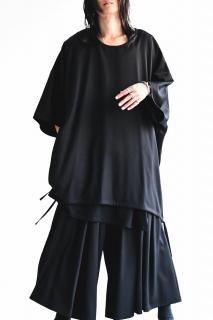 BISHOOL Wool Gabardine Balloon Big-T