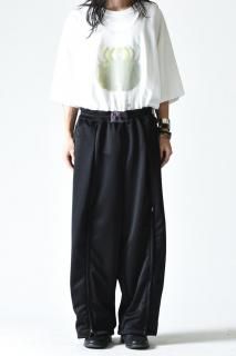 Leh Zip Wide Track Pants Black
