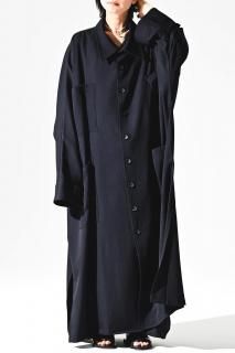 BISHOOL Wool Gabardine Vague Coat