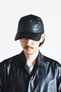 ESSAY LONG BRIM JET CAP Black Leather