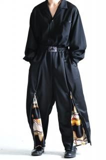 Leh Zip Wide Track Pants Limited Black / Black M