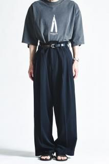ESSAY WIDE WIDE STRAIGHT TROUSERS Black