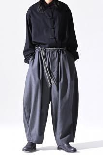 BISHOOL  Volume Pants wool charcoal