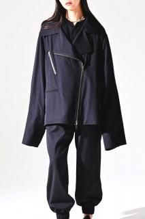 BISHOOL Wool Gabardine Big Riders Jacket 