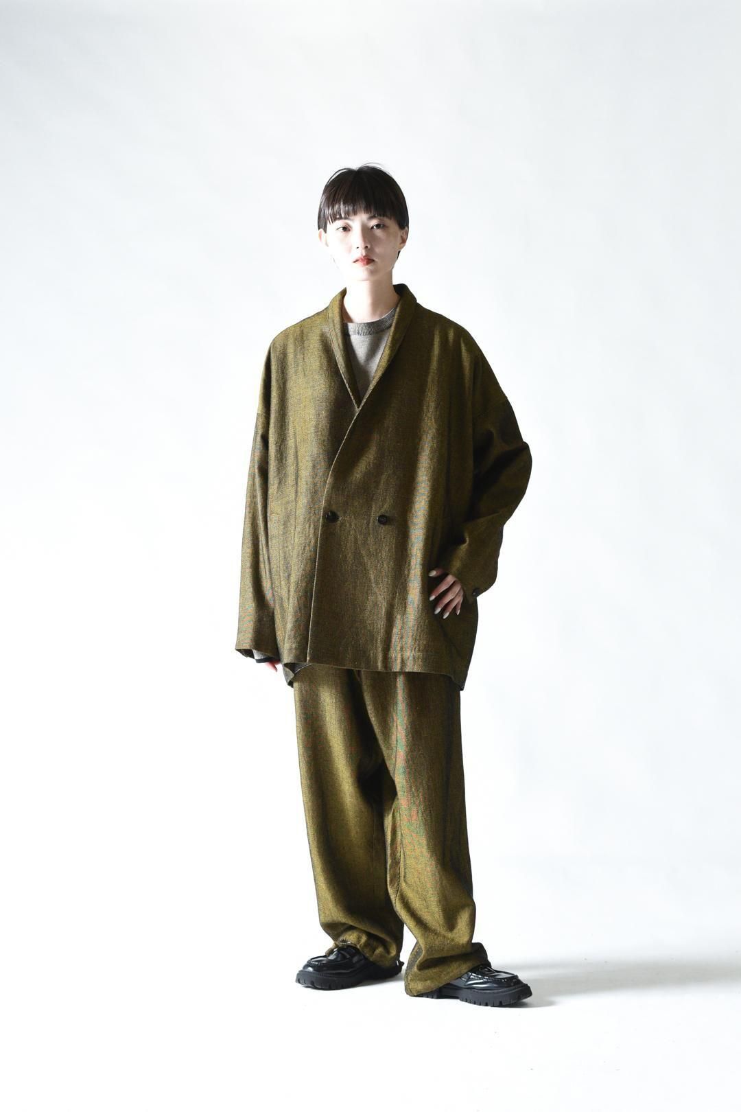 YANTOR 14AW ウールジャケット YANTOR Linen Wool Jacket Yellow - BISHOOL,Edwina Horl,My Beautiful