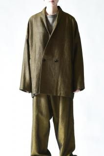 YANTOR Linen Wool Jacket Yellow
