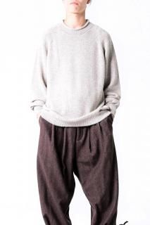 crepuscule W/G Alpaca Pullover Beige