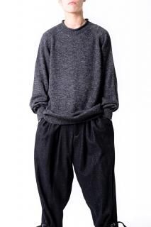 crepuscule W/G Alpaca Pullover Black