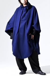 BISHOOL  "" Melton Unbound Haori Coat royal blue
