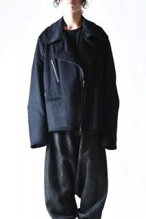 BISHOOL Angora Wool Big Riders Jacket