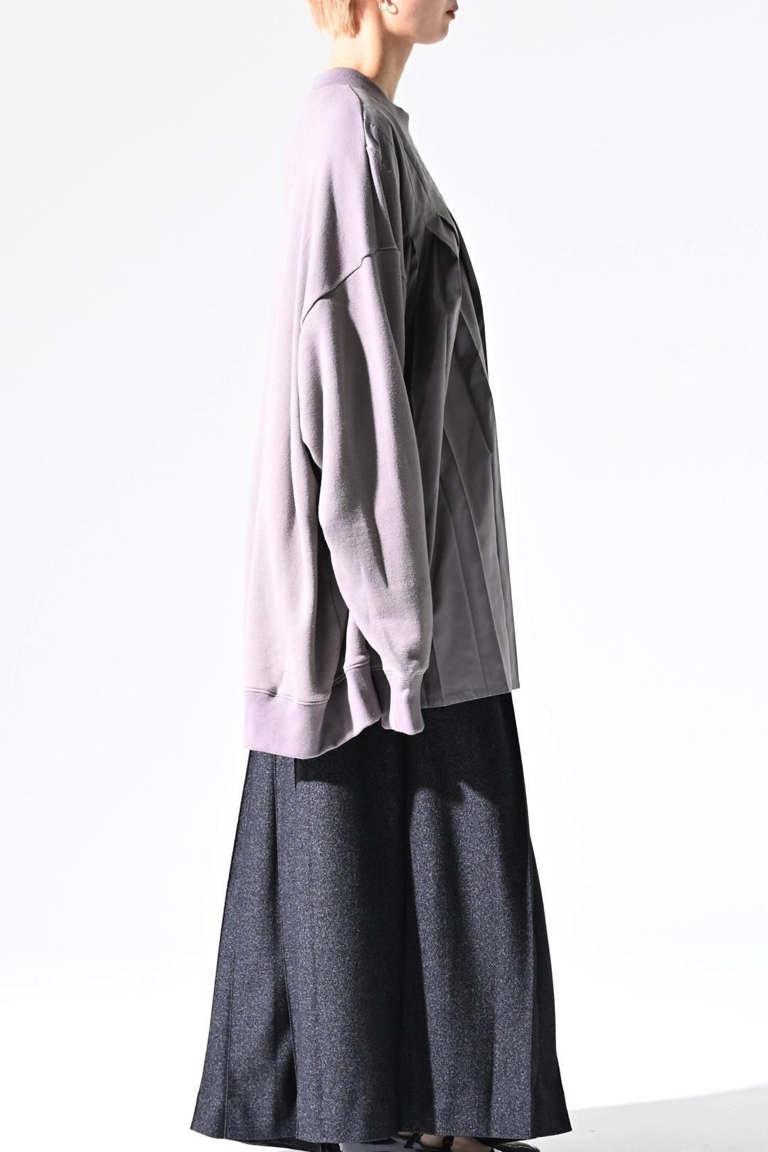 NEPHOLOGIST Pleats Tier Sweat gray - BISHOOL,Edwina Horl,My