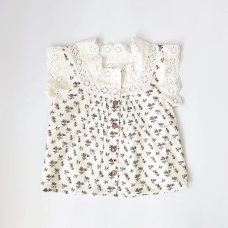 <img class='new_mark_img1' src='https://img.shop-pro.jp/img/new/icons20.gif' style='border:none;display:inline;margin:0px;padding:0px;width:auto;' />littlecottonclothes adelthe blouse cross stitch rose floral 40%off