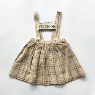 littlecottonclothes heidi skirt organic picnic check flannel