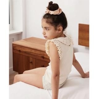 soor ploom frill tee natural pointelle