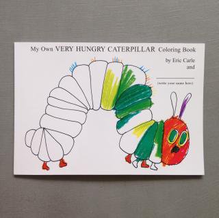 My own very hungry caterpillar　    coloring book　         