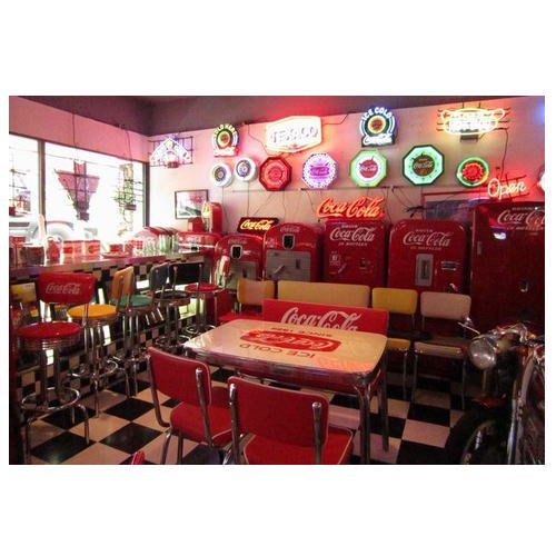 Coca-Cola American Diner-table / コカ・コーラ アメリカン ダイナーテーブル - LOWES  GARAGE｜ロウズガレージ