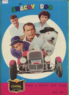 ボクはむく犬(シャギー・ドッグ) 映画パンフレット チャールス・バートン フレッド・マクマレイ ジーン・ヘイゲン トミー・カーク