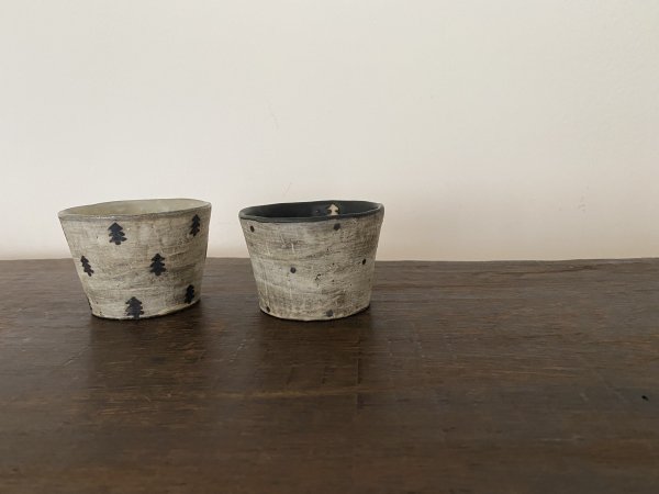 宇田令奈(陶器) フリーカップ 水玉 - 。 watagumo舎。。 online shop 。 。