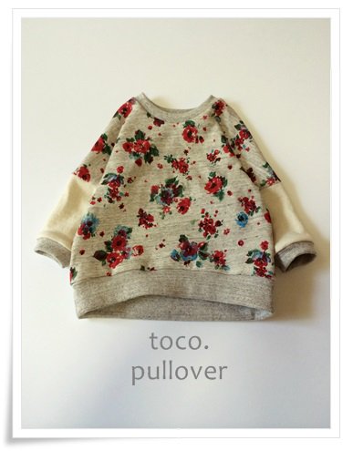 ダウンロード版】型紙 ｐｕｌｌｏｖｅｒ 110サイズ - toco. pattern shop