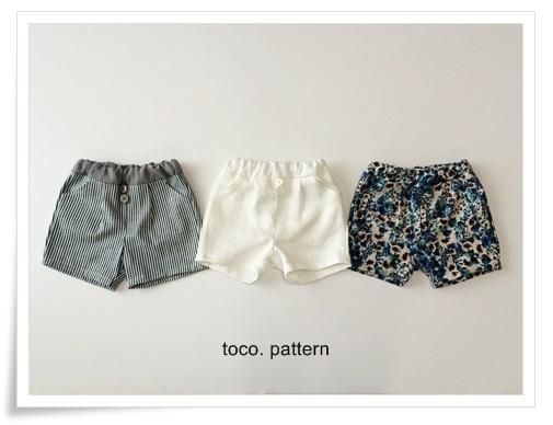 印刷版】型紙 B a s i c ショートパンツ - toco. pattern shop