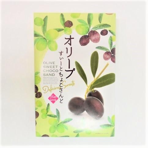 オリーブスイートチョコサンド 12個入 - 寒霞渓オンラインショップ 万有館