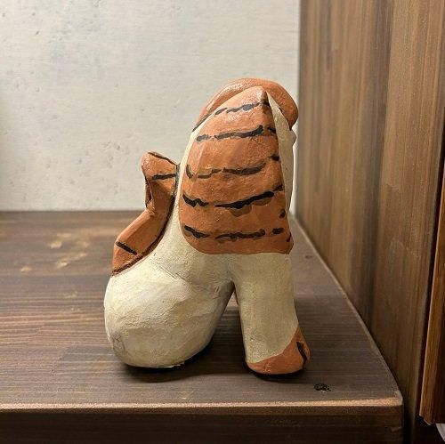 なか村工房：漆喰シーサー（E） - 鍵石 - キーストンオンラインストア