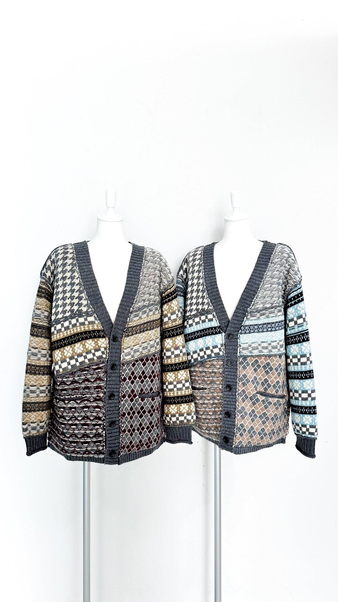 Patch Block Cardigan