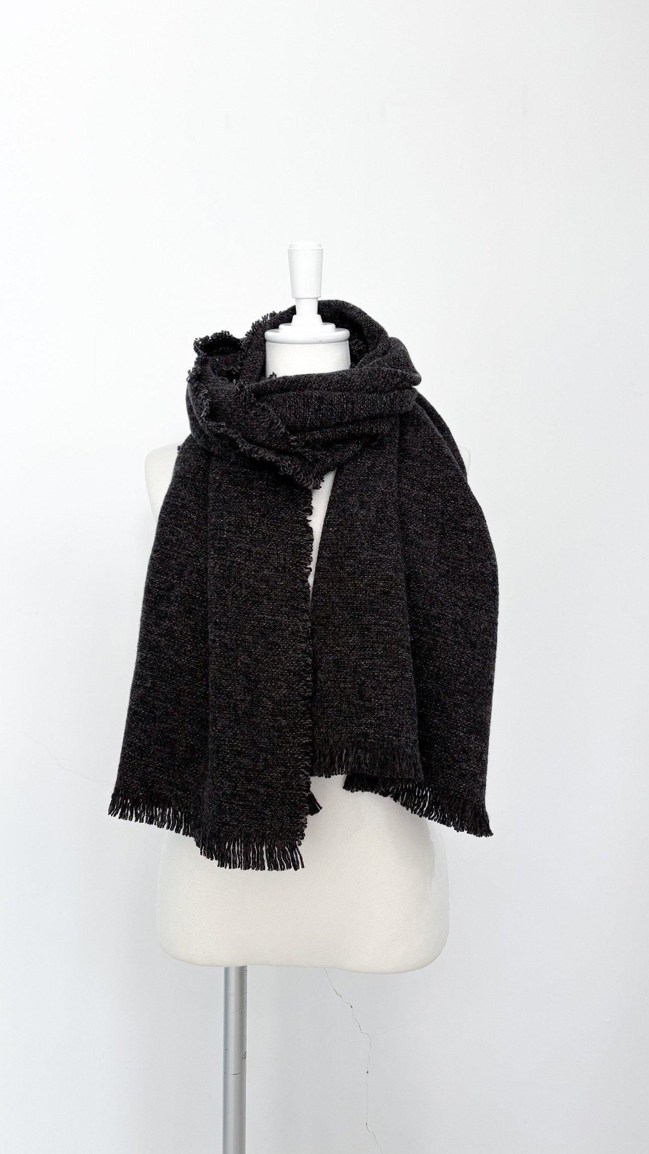 YOKO SAKAMOTO ヨーコサカモト 「WOOL LONG SCARF」- WEEKENDER SHOP
