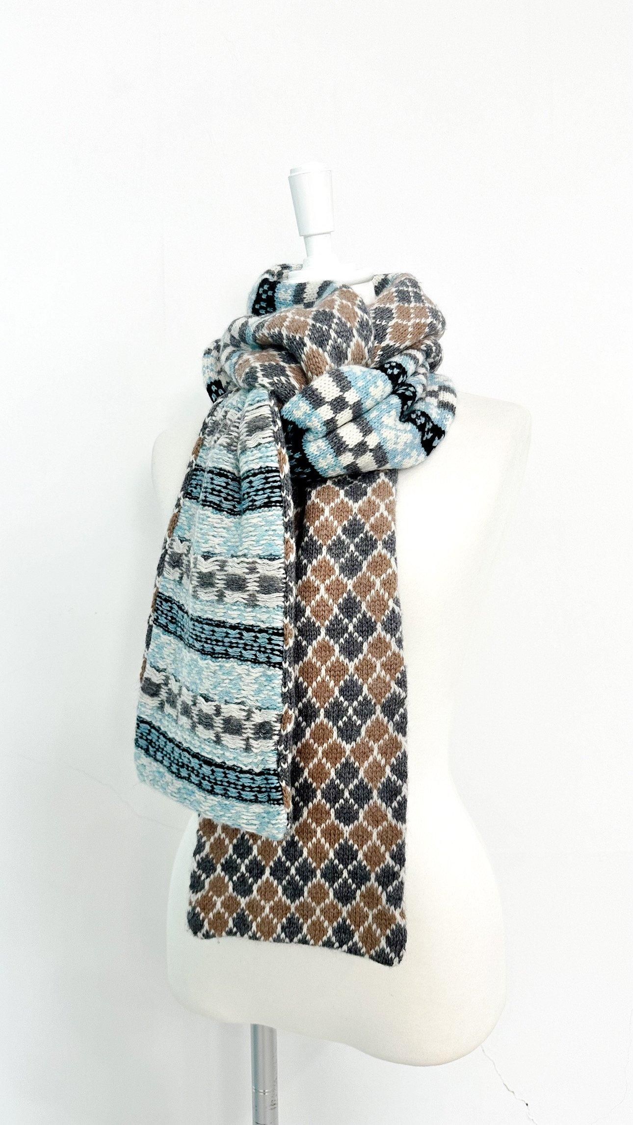 Patch Block Scarf