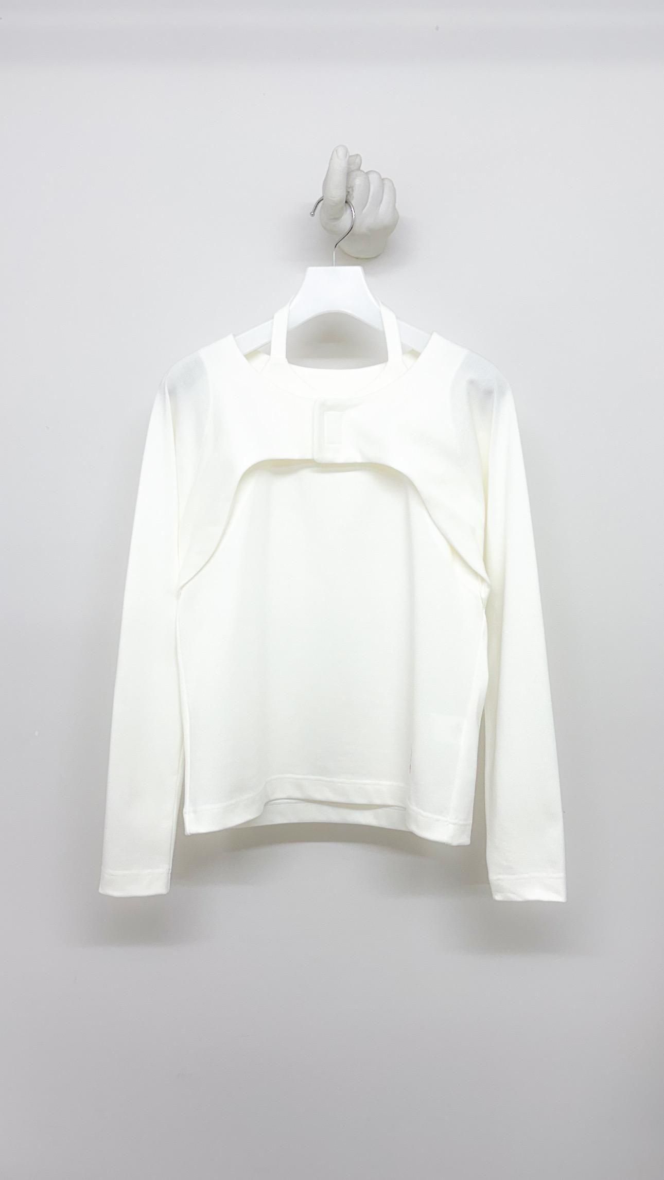 029090 FLUSS 長袖 シャツ L ホワイト フルス 029090 FLUSS 長袖 シャツ L ホワイト フルス みなと's shop